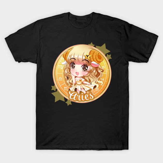 Chibi Aries T-Shirt by My Tribe Apparel